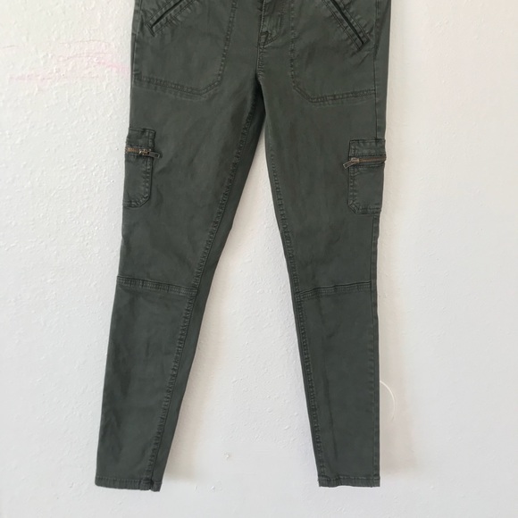 Dark green olive ( Mid Rise ) jegging - Picture 1 of 4